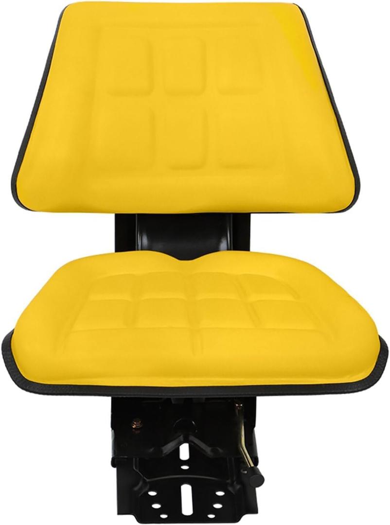 Yellow Tractor Suspension Seat Replacement for John Deere Universal Seats