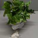 alyptus Fake Pothos Hanging Plants - Artificial Hanging Plant with Pot Realistic Faux Pothos Vines for Indoor Dcor, Lush Greenery for Balcony Patio Office, Bathroom - Golden Green