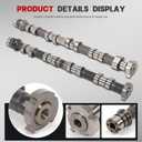 Engine Exhaust & Intake Camshaft Kit for Equinox Captiva Sport Impala Malibu Orlando Verano Regal LaCrosse Terrain 2011-2017 2.4L 12634207 12604896 2PCS