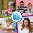 Wettarn 4 Pcs Spinners Fidget Cube Toys for Adults Small Desk Toys Gift Sensory Focus Metal Cube Spinners Desktop Anxiety Stress Relieve Autism ADHD Relaxing Christmas