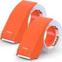 Swihauk 1.88 in x 66.6 YDs Heavy Duty Packing Tape with Dispenser, Strong & Durable Shipping Tape, Packaging Tape, Clear Package Tape for Shipping Moving Storage and Mailing, 2 Roll + 2 Dispenser