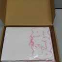 100 Sets Bow Thank You Cards with Envelope and Sticker Bulk 5.9x3.9 Inch Watercolor Coquette Bowknot Blank Note Greeting Cards for Wedding Bridal Baby Shower Birthday Party Supplies(Pink,Bow)