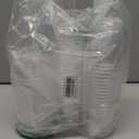 TOFLEN 6 oz Mini Dessert Cups with Lids and Spoons 150 Pcs | Serves 50 | Small Plastic Cake Cups Round Party Serving Cups for Parfait, Appetizers, Mousse, Dessert Shot Glasses