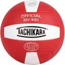 Tachikara Institutional Quality Composite Leather Volleyball, Royal-White
