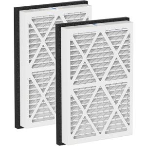 20x30x3 MERV 13 Pleated Air Filters Replacement Compatible with Zephyr VGF Series 20x30x3 Whole Home Return Air Grille Filter,White 2 Pack