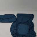 Fat Head Chair Cover Office Home Elastic Modern Simple Dustproof Wear Resistant Detachable and Washable(Blue,2pc) 20x36x7 inch