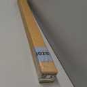 AOSKY Blackout Roller Shades Cordless Blinds for Windows, Free-Stop Shades with Valance, Thermal Insulated Fabric, UV Protection, Natural Woven Blinds for Home and Office (37" W x 72" H, White)