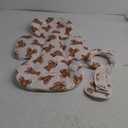 Infant Car Seat Insert with Removable Cushion for Preemie to Toddler, Reversible Newborn Carseat Insert for Baby Head Body Support, Fits for Stroller, Baby Swing, Bouncer (Teddy Bear)