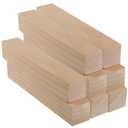 8 PCS 2 x 2 x 12 Inch Pine Lumber Carving Blocks, Unfinished Rectangles Wood Blanks for DIY Carving, Art and Craft Whittling