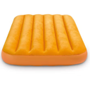 Intex 66803EP Cozy Kidz Inflatable Airbed: Fiber-Tech Velvety Soft Surface Carry Bag Included Color May Vary 34.5" x 62" x 7", Yellow 