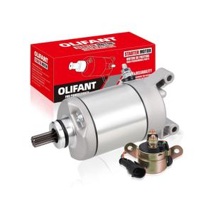 Starter & Relay for Polaris Sportsman 450 HO 2016-2020/Sportsman 570 2014-2020/Ranger 500 2017-2022 570 2014-2021/RZR 570 2012-2020/ACE 500 4013015 4014909