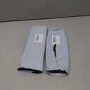 2 x Weather Stripping Door Seal Strip, 118'' Foam Weatherstripping Window Sealer Winter, Door Soundproofing Self Adhesive Window Door Insulation Strip for Exterior Door, Draft Stopper Gap Filler (White)