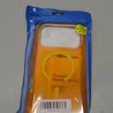 Luckwhale for iPhone 17 Pro Max Case, Fits Magsafe,Heavy Duty Shockproof Protection Phone Cases with Screen Protector*1, Magnetic Transparent Protective Cover for iPhone 17 ProMax 6.9 '', Orange