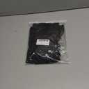 BAIGRAM Women Sleeveless Y2K Beaded Buckle One Shoulder Crop Tank Tops Asymmetric Ruched Slim Fit Summer Boho Going Out Tops Black (L)