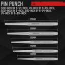 16-Piece Precision Punch & Chisel Set - Taper Punch, Pin Punch, Center Punch, Cold Chisels & Gauge for Versatile Applications