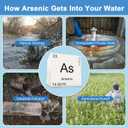 Arsenic Water Test Kit: 5 Counts Arsenic Test Kit for Water 0-500 ppb/0-0.5 ppm for Drinking Water Well Home Camping Water and More