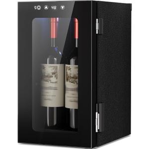 Antarctic Star Wine Cooler, 0.4 Cu. Ft. Portable Mini Wine fridge