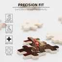 Christmas Puzzle 1000 Pieces Jigsaw Puzzles for Adults 29.6" x19.7" Large Puzzle Winter Santa Claus Decoration for Family Party Holiday Christmas Jigsaw Puzzles as Home Decor