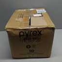 Pyrex Glass MealBox (5-Pack, 4 Cup) Divided Compartments with Locking Lids, For Meal Prepping and Portioning, BPA Free Microwave Dishwasher Safe