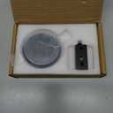 SAILANKA Windproof Door Stopper Indoor Heavy Duty Floor Door Stop Keep Door Open Mechanical No Drilling Door Stopper with Screws and Adhesive Pads, 1 Pack, Matt Black