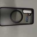 JETech Magnetic Case for Samsung Galaxy S24 5G, Compatible with MagSafe, Translucent Matte Back Shockproof Phone Cover (Black)