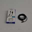 6 Foot Braided Nylon Micro Black Chrome USB Charge/Sync Cable