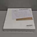 Bumusty Large Cork Board Alternative-36 x 24" Felt Bulletin Board Tiles, with 30 Pushpins, 40 Adhesive Tabs, 6-Pack Slat Wall Paneling, Cork Boards for Office Push Pin Board Felt Board-Milky White