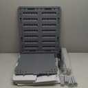 Indestructible Heated Cat House for Outside - Extremely Waterproof & Weatherproof Heated Outdoor Cat House with Escape Door for Winter, Insulated Feral Cat Shelter for Barns Strays, 17.7x15x17.5 in