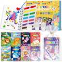 22 Water Coloring Books Party Favors: Bulk Mini Kids Birthday Favor, Goodie Bag Stuffers, Art & Crafts Classroom Prizes, Paint Activities School Toys, Halloween & Christmas Return Gifts for Ages 4-8