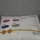 Homemate Electric Heated Blanket Queen Size - 84"x90" Heating Blanket Queen Size Dual Control 1/2/4/6/8 Hours Auto-Off 10 Heat Level Over-Heat Protection Soft Flannel Sherpa ETL Certification (Light Grey (Striped))