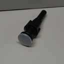 KENES Bathroom Vessel Sink Pop Up Drain Without Overflow Assembly, Lavatory Vanity Sink Drain Stopper, Anti-Clogging Drain Strainer, Matte Black, KE-P300A-2