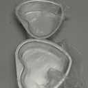 HUAKENER 6 Inch Heart Cake Pan, Set of 2 Heart Shaped Cake Pans with 60 Pieces Parchment Paper, Non-stick Cake Baking Pans for Kitchen Birthday Wedding