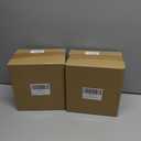 2 x Toilet Brush and Holder 2 Set, Wall Mounted Toilet Bowl Brush with Hideaway Caddy, Toilet Cleaner Brush Built-in Drip Tray, Toilet Scrubber Brush Bathroom Decor, White RV Bathroom Accessories