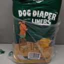 PAWPANG Disposable Dog Diaper Liners Booster Pads for Male & Female Dogs, 100ct, 5 Sizes Options, Doggie Diaper Inserts fit Most Types of Dog Diapers  Pet Belly Bands & Male Wraps (Large(100ct))