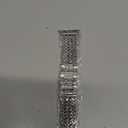 My Pretty Strap - Compatible Apple Watch Band Strap, Stainless Steel Fashion iWatch Replacement Strap- Easy Resizing, No Tool Needed, Fits Most Wrists- Series 1-11, SE and Ultra (Mermaid Silver)