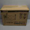 Collapsible Foldable Wagon with Wheels Heavy Duty Folding Wagons Carts 360LBS Weight Capacity Portable All Terrain Utility Wagon Cart for Groceries Sports Garden Shopping Camping Beach