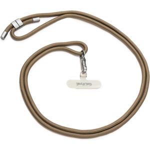 Universal 7mm Phone Lanyard for iPhone 16 Pro Max & Most Smartphones, Thick Rope Adjustable Anti-Theft Crossbody Cell Phone Strap with Non-Adhesive Tether Tab for Men & Women, Army Green/Matte Silver