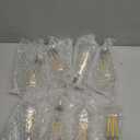 Dusk to Dawn Light Bulbs: Outdoor Light Bulbs, 6W Equivalent 60W Edison Bulbs, 3000K Warm White, Vintage 600LM LED Outdoor Lighting, E26 Base, Photocell Sensor, Automatic Bulb for Porch Patio, 8 Pack