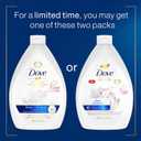 Dove Advanced Care Hand Wash Refill Deep Moisture Value Size, Pack of 3 (34 oz Refill Bottles) | Moisturizing Liquid Hand Soap for Dry Skin