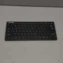 TECKNET 2.4G Wireless Keyboard - Mini Compact Keyboard with Media Hotkeys, 12-Month Battery Life, Compatible with PC, Desktop, Laptop, Smart TV - Black