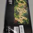 Kavaas Small Oh Baby Neon Sign for Backdrop 16.4" x 6.9" - Led Light Up Sign for Baby Shower, Gender Reveal, Birthday Party Decorations (Warm White)