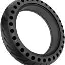 Solid Tires for Xiaomi m365 Electric Scooter Mijia M365, Gotrax GXL V2, 8.5 Inches Electric Scooter Wheels Front or Rear Replacement Honeycomb Solid Tires (Black(1 PCS))