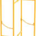 Blulu Mortar Board Stand Adjustable Folding with 2 Secure Chains for Supporting Mortar Pan and Boards in Masonry Construction