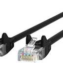 Belkin CAT6 Snagless Ethernet RJ45 M/M Patch Cable for Connecting to LANs or Internet for Use with 100-1000BASE-T Networks, 2m Length, Black (A3L980BT02MBLKS)