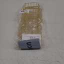 5 Pack Shower Caddy Organizer Rack Shelf for Inside Shower, Self Adhesive Wall Storage Basket Rustproof Stainless Steel Shampoo Holder Bathroom Accessory Decor Set, Gold