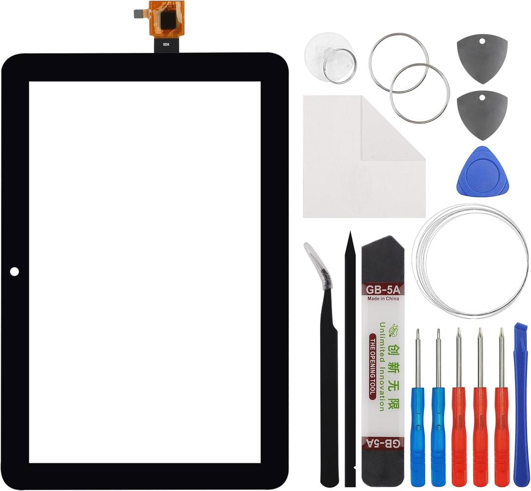 Front Glass (Without LCD Display) Compatible with 7 12th Gen 2022 P8AT8Z TP Touch 7.0 inch with Tools