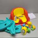 Bright Starts 3-in-1 SuperSeat Playful Paradise, Baby Activity Seat with Toys, Snacking Tray, Booster Seat, BPA Free Tray, Unisex, 6 Months +