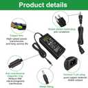 48v Power Supply 48V 3A Power Adapter AC 100-240V to DC 48V 144W Switching Charger 5.5 X 2.5mm US Plug Transformer for POE Switch, CCTV Camera,LED Light.ETC