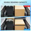 SZYANG Trail Rail System Compatible with 2022-2025 Ford Maverick Truck Bed Rail System Tie Down Rails Replacement for 2022-2025 Ford Maverick Accessories