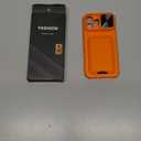 SSLOTSCASE for iPhone 17 Pro Max Case with Card Holder & Camera Stand & Kickstand & Slide Camera Lens Cover & Wallet, Military-Grade Heavy Duty Phone Case Cover for iPhone 17 Pro Max 6.9'', Orange